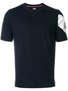 Moncler Gamme Bleu Sleeve Patch T-shirt - Blue