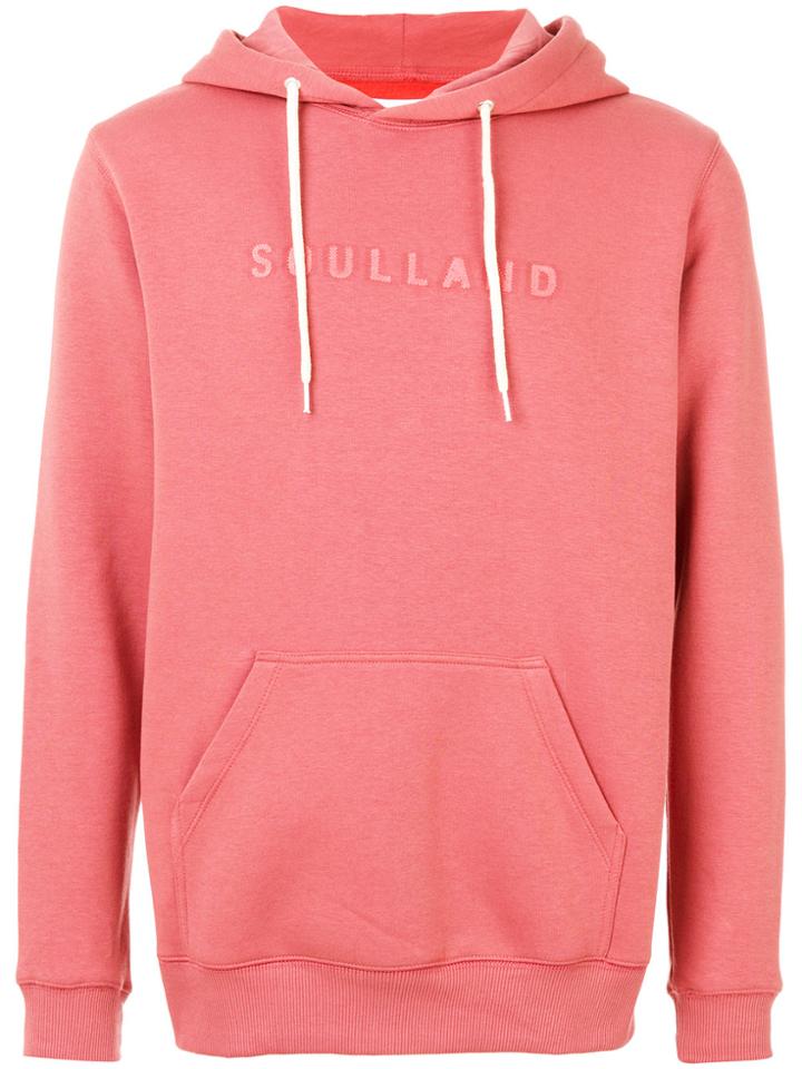 Soulland Guy Hooded Sweatshirt - Pink & Purple