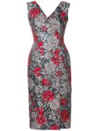 Erdem Floral Print Dressv- - Blue