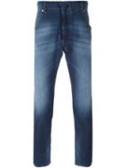 Diesel Krooley-ne 0674y Carrot-fit Jeans, Men's, Size: 28, Blue, Cotton/polyester/spandex/elastane