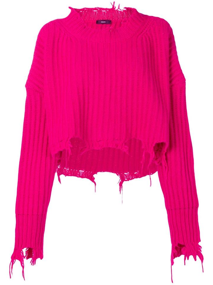 Diesel M-kix Jumper - Pink & Purple