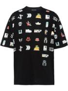 Prada Sticker Patch T-shirt - Black