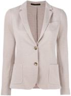 Eleventy Two Button Blazer, Women's, Size: 42, Nude/neutrals, Cotton/polyamide/polyester/viscose