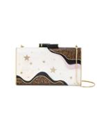 Nathalie Trad Ellery Stars And Moons Clutch - Nude & Neutrals
