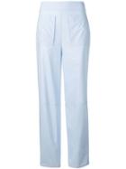 Roberto Collina High-waisted Trousers - Blue