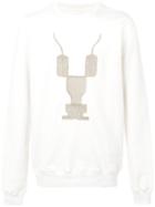 Rick Owens Drkshdw Logo Sweatshirt - White