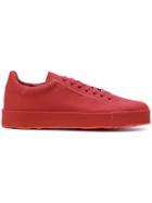 Jil Sander Gummy Sneakers - Red