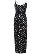 Printed Fitted Dress - Women - Polyester/spandex/elastane - 6, Black, Polyester/spandex/elastane, Christian Siriano