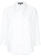 Markus Lupfer Tie Neck Embellished Shirt - White
