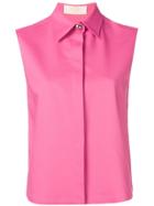 Sara Battaglia Sleeveless Shirt - Pink