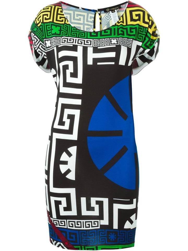 Versace '#greek' T-shirt Dress
