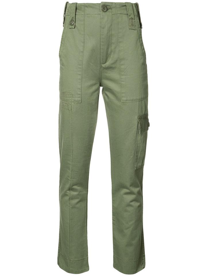 Marc Jacobs - Cargo Trousers - Women - Cotton - 8, Green, Cotton
