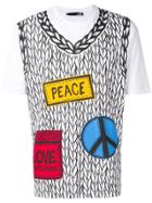 Love Moschino Placement Printed Sweater T-shirt - White
