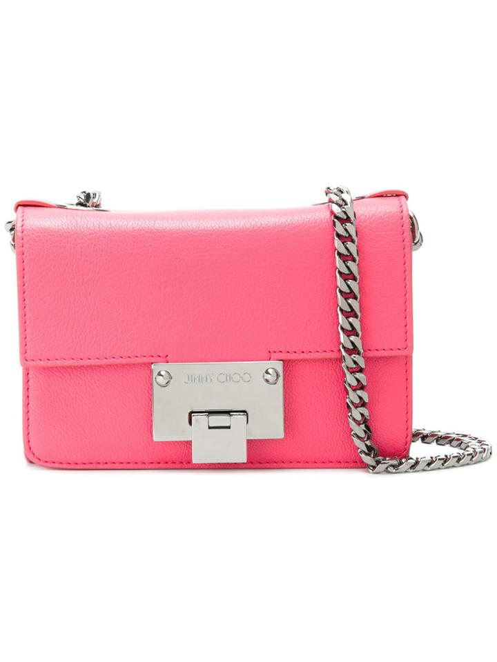 Jimmy Choo Mini Rebel Shoulder Bag - Pink & Purple