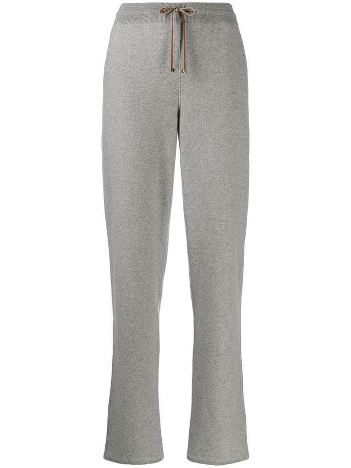Loro Piana Knitted Track Pants - Grey
