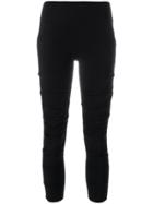 Lost & Found Ria Dunn Cropped Fitted Leggings - Black