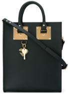 Sophie Hulme Stylised Stud Detail Tote Bag, Women's, Black, Leather