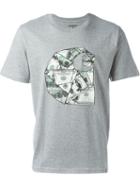 Carhartt Printed T-shirt, Men's, Size: Xl, Grey, Cotton