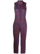 Pleats Please Issey Miyake Pleated Playsuit - Blue