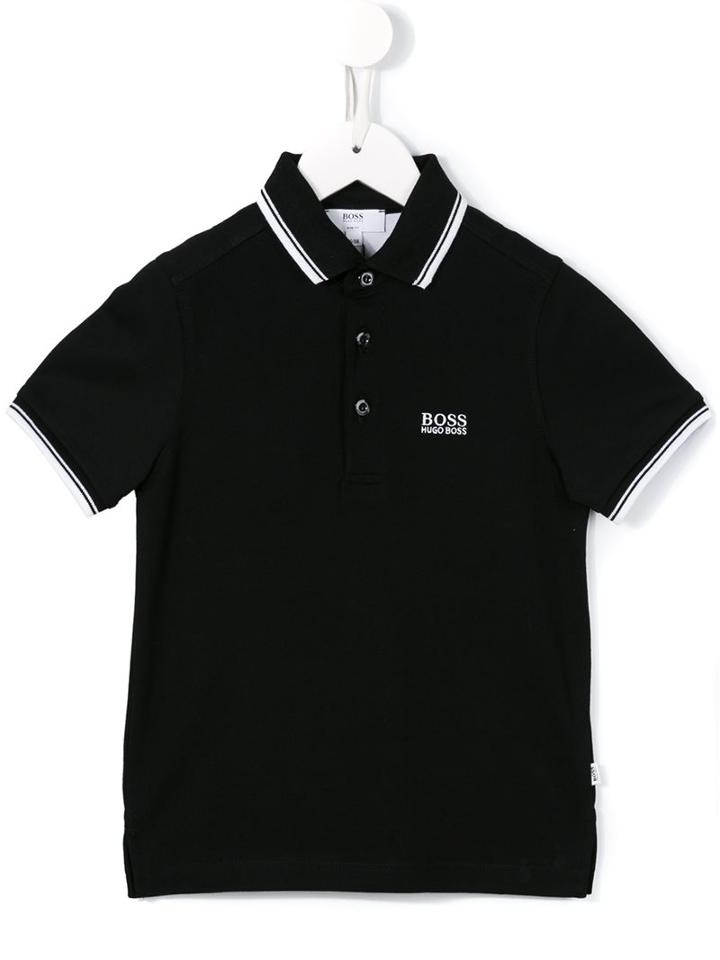Boss Kids Logo Polo Shirt, Boy's, Size: 12 Yrs, Black