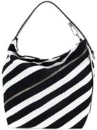 Proenza Schouler Hobo Zebra Print Tote - Black