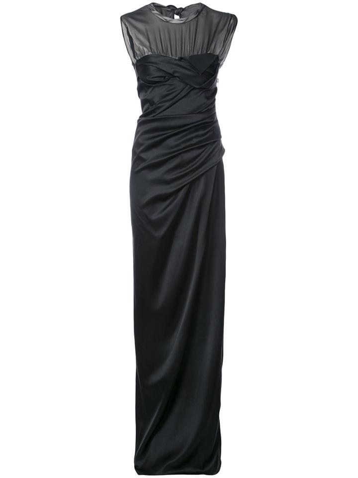 Alexander Wang Twisted Cup Evening Dress - Black
