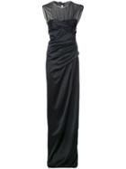 Alexander Wang Twisted Cup Evening Dress - Black