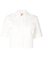 Heron Preston Prohibited Cropped Shirt - White