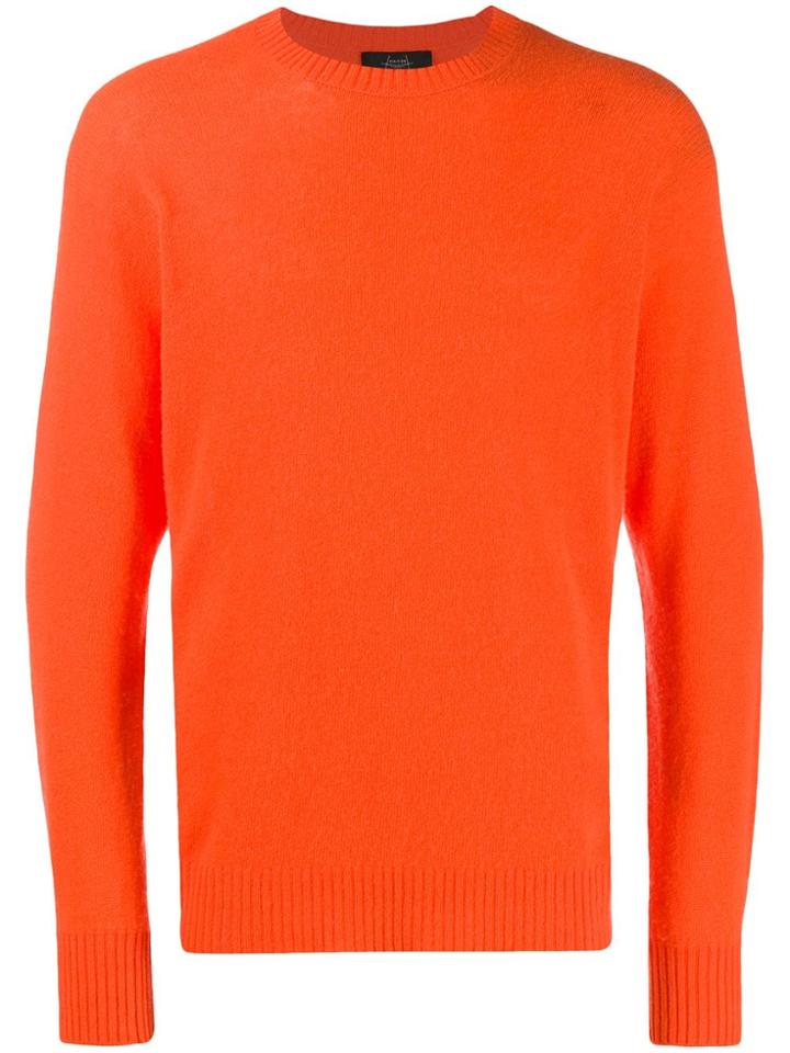 Maison Flaneur Fine Knit Jumper - Orange