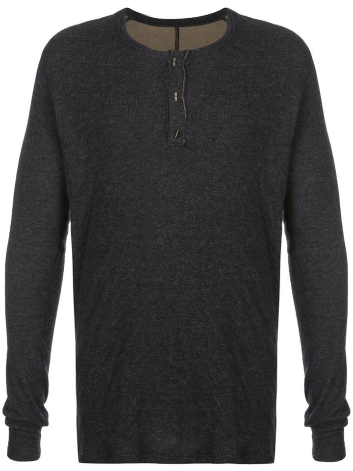 Taichi Murakami Boxy Longsleeved T-shirt - Grey