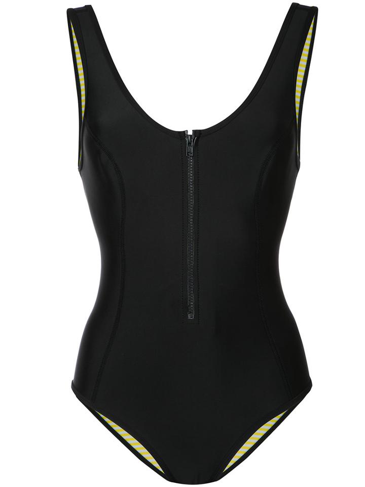 Duskii - Maui Coastal Swimsuit - Women - Neoprene - 10, Black, Neoprene
