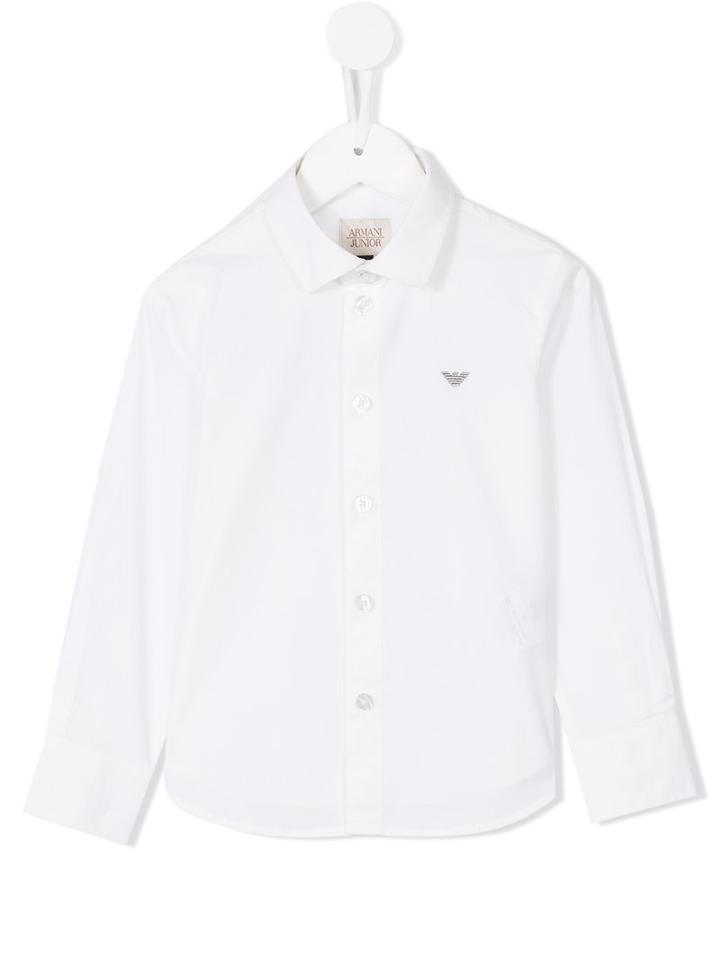 Armani Junior Classic Shirt, Boy's, Size: 7 Yrs, White
