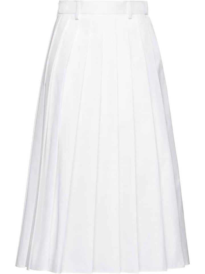 Prada Poplin Skirt - White