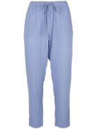 Xirena Drawstring Waist Trousers - Blue