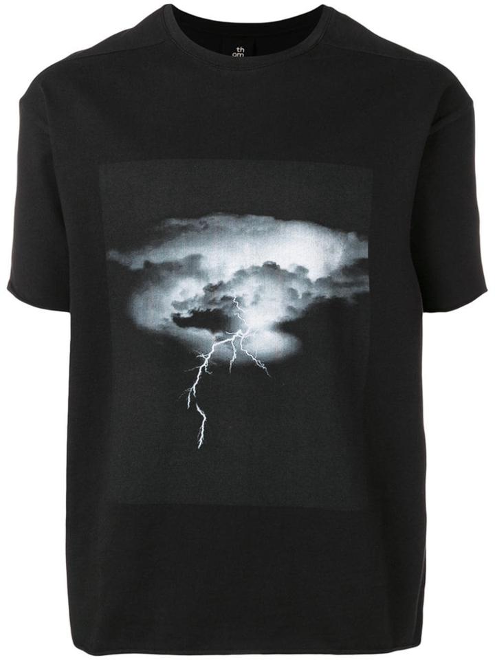 Thom Krom Thunderstorm Printed T-shirt - Black