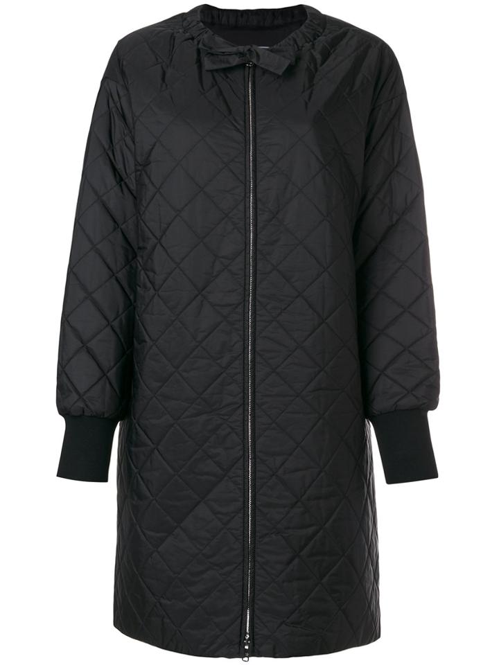 Prada Quilted Coat - Black