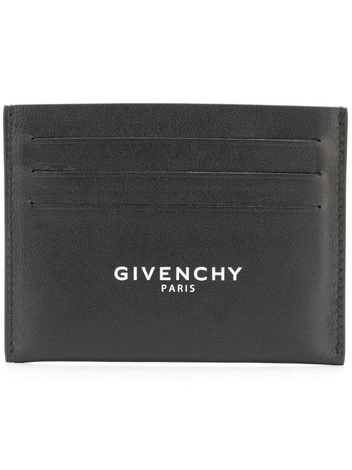 Givenchy Logo Embossed Cardholder - Black