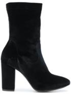 Strategia Velvet Boots - Black