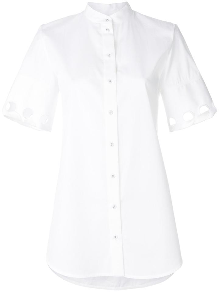 Victoria Victoria Beckham Mandarin Collar Shirt - White