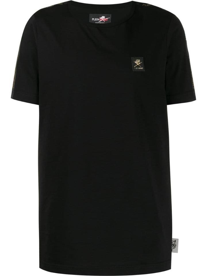 Plein Sport Logo Tape T-shirt - Black