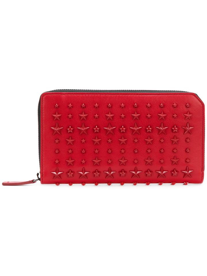 Jimmy Choo Carnaby Wallet - Red