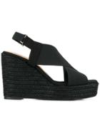 Castañer Federica Wedge Espadrilles - Black