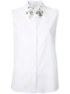 Delpozo Embroidered Collar Shirt - White