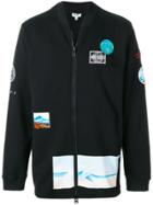Kenzo Appliqué Zipped Sweatshirt - Black