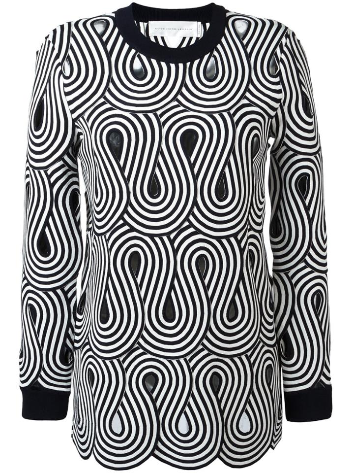 Victoria Victoria Beckham Cutout Jumper - Black
