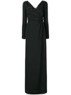 Emilio Pucci Sequin Embellished Gown - Black