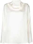 The Row Iona Oversized Blouse - White