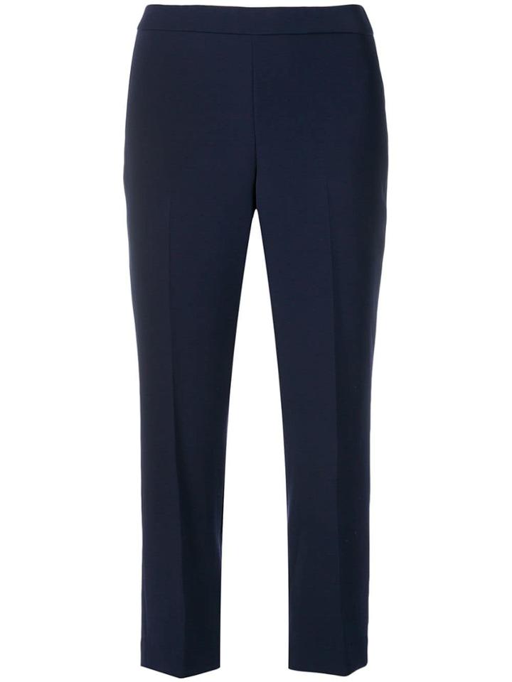 Theory Classic Cropped Trousers - Blue