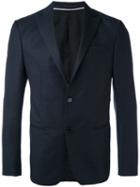 Z Zegna - Tonal Pattern Blazer - Men - Cupro/wool - 50, Blue, Cupro/wool