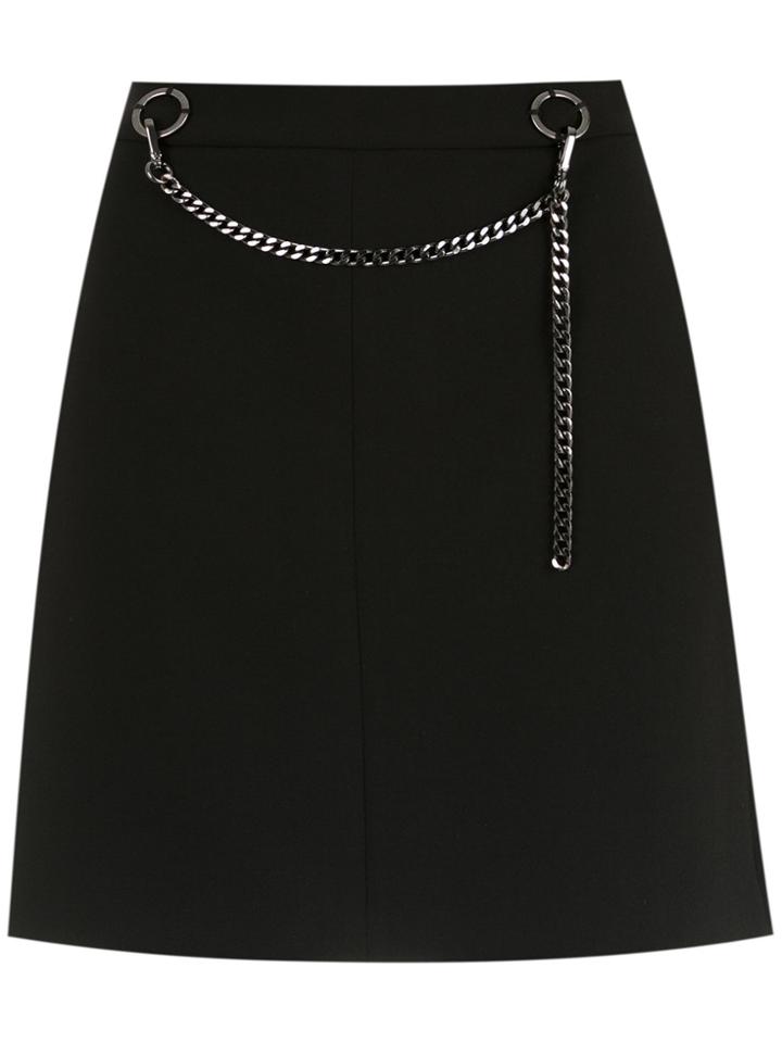 Nk Chain Detail Skirt - White
